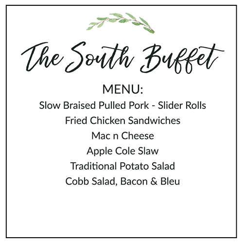 The South Menu