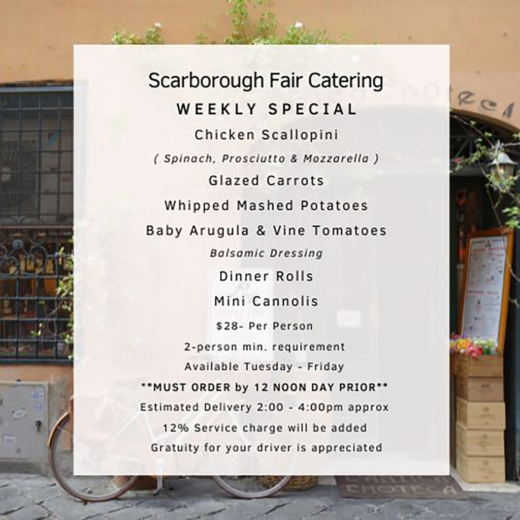 Chicken Scallopini Family Meal