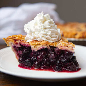 Scarborough Fair Blueberry Pie w/ Whipped Cream