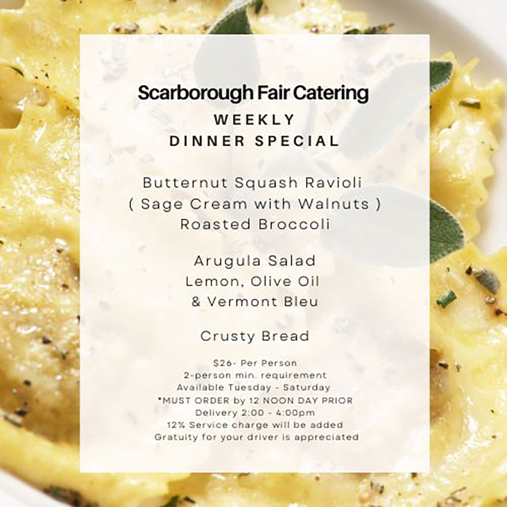 Butternut Squash Ravioli Family Meal