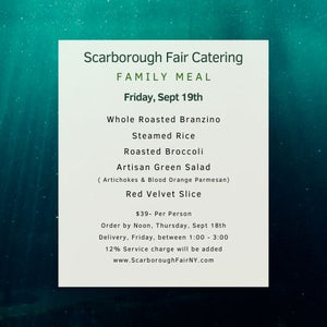 Roasted Branzino Family Meal