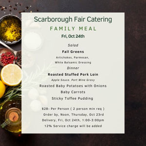 Roasted Loin of Pork Family Meal