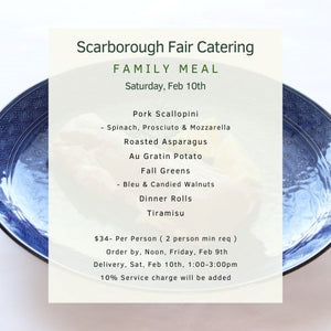 Scarborough Fair Family Meal Pork Scallopini