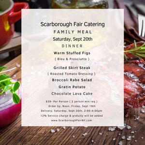 Grilled Skirt Steak Family Meal