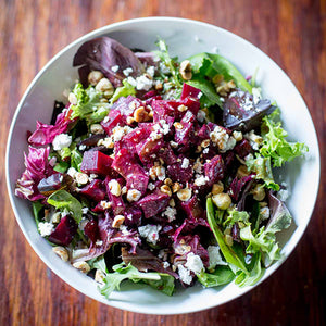 Scarborough Fair Greens Beets Feta Cheese Salad