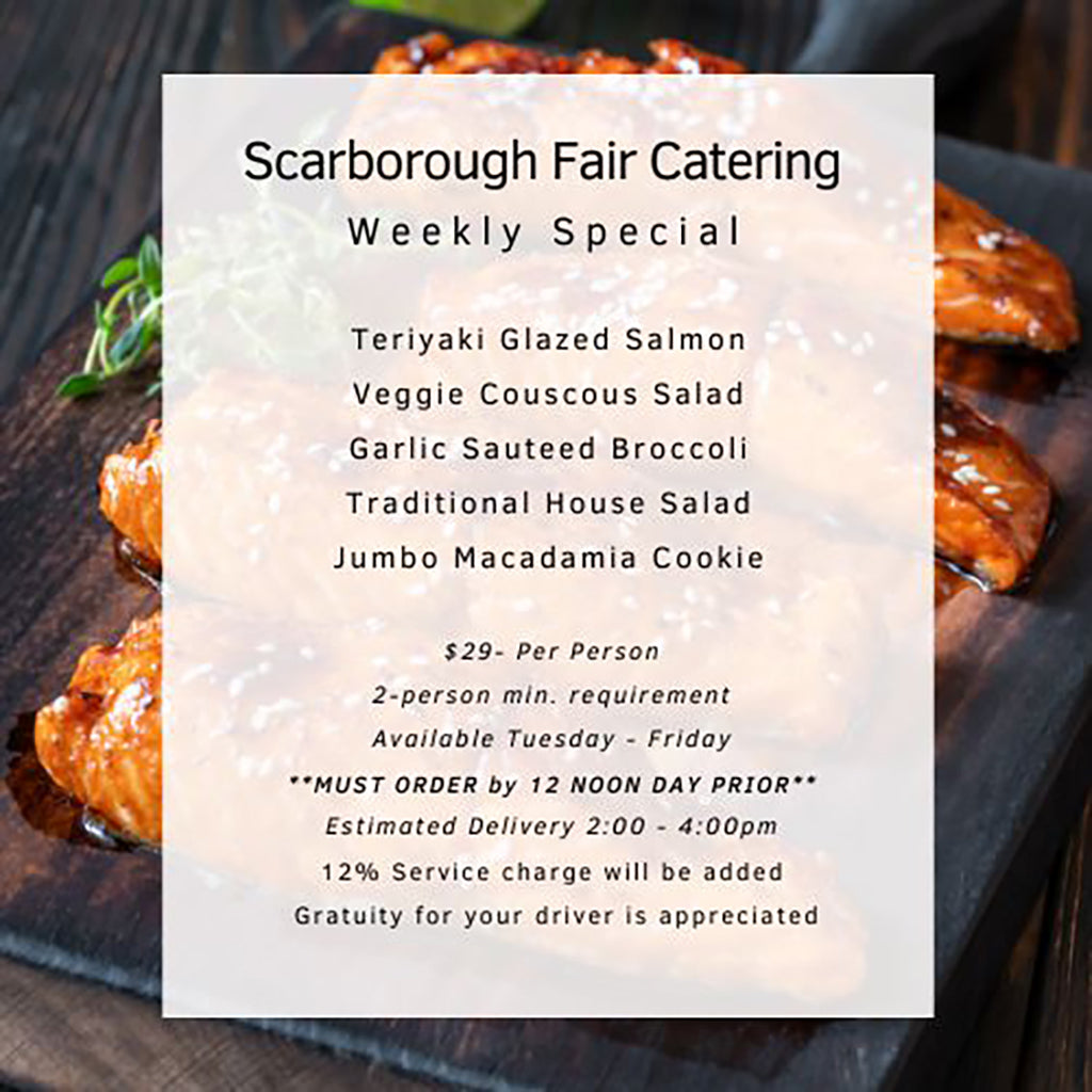 Teriyaki Salmon Filet Family Meal