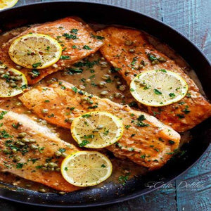 Scarborough Fair Wild Salmon Piccata