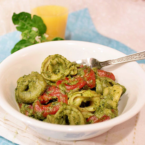 Scarborough Fair Tricolor Tortellini Pesto Sauce